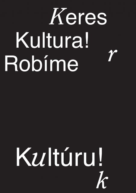 KERES KULTURA! / WE CREATE CULTURE! (Contemporary Art and Roma Identity)