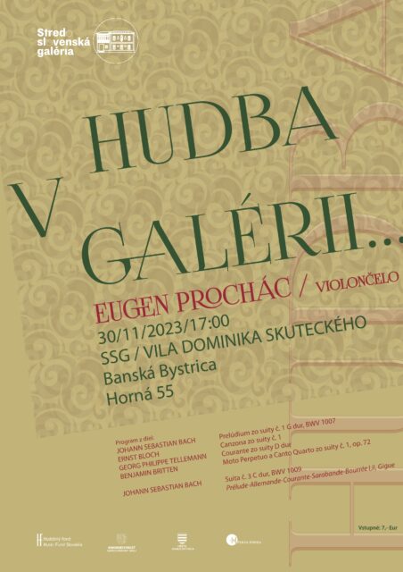 HUDBA V GALÉRII // Eugen Prochác / violončelo