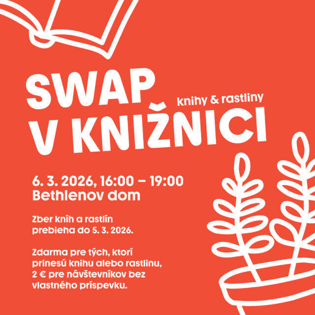 SWAP V KNIŽNICI / knihy & rastliny