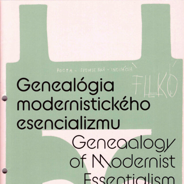 Genealógia modernistického esencializmu 7. a 8.